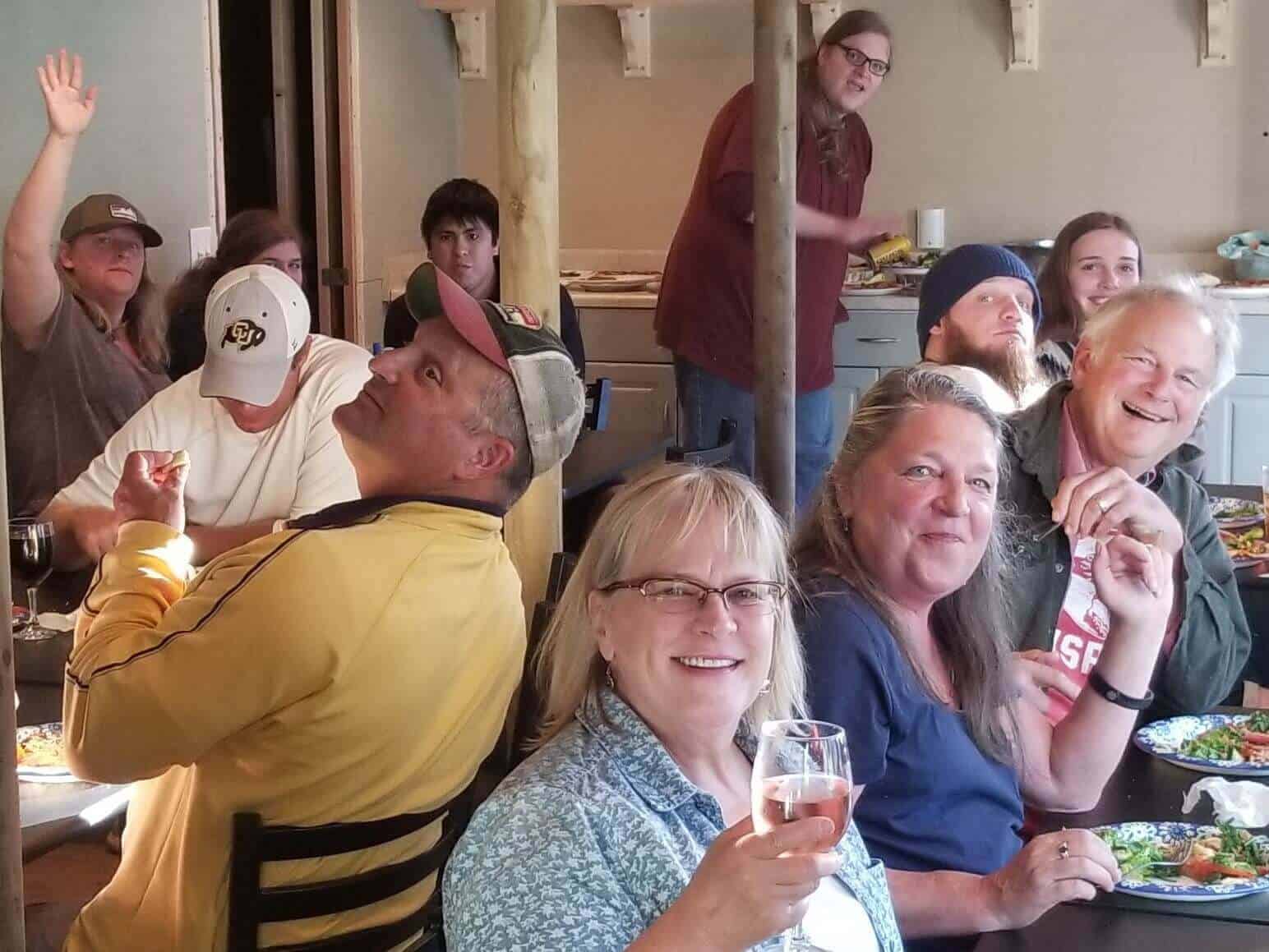 Family reunion in the Gathering Room